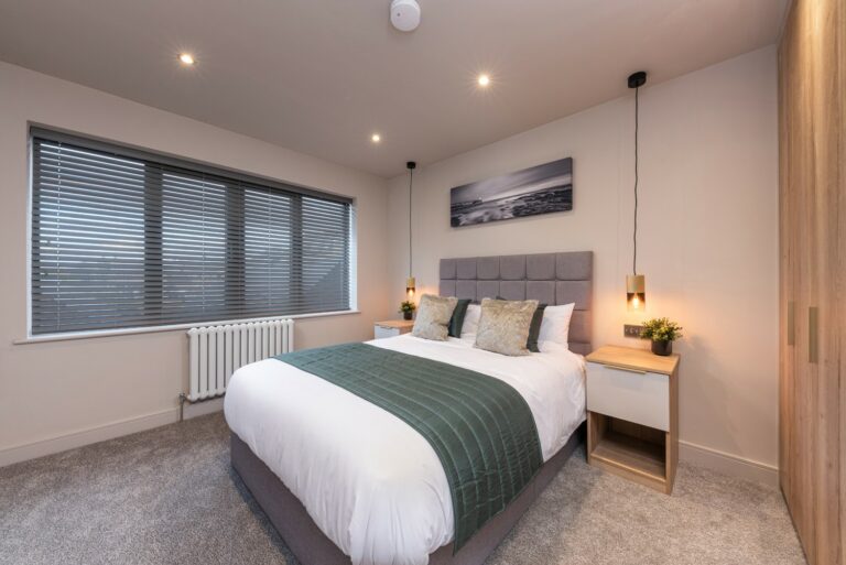 Bedroom at Marina West holiday home