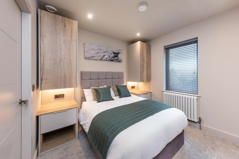 Bedroom at Marina West holiday home